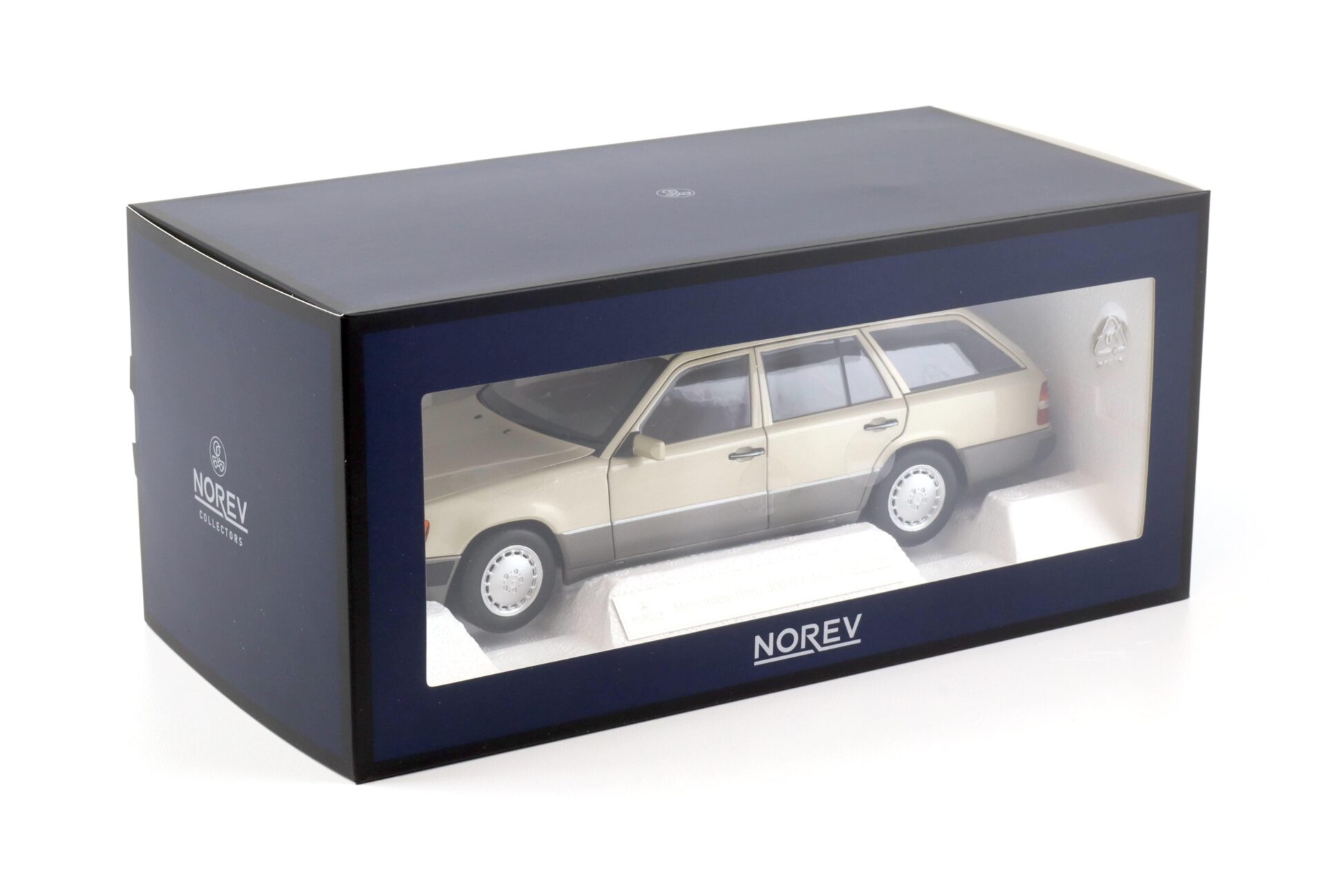 1:18 Norev Mercedes 300D T-Modell Estate S124 E-Class 1990 Smoke silver - Limited 200 pcs.