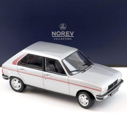 1:18 Norev Peugeot 104 S 1981 silver metallic - Limited 104 pcs.