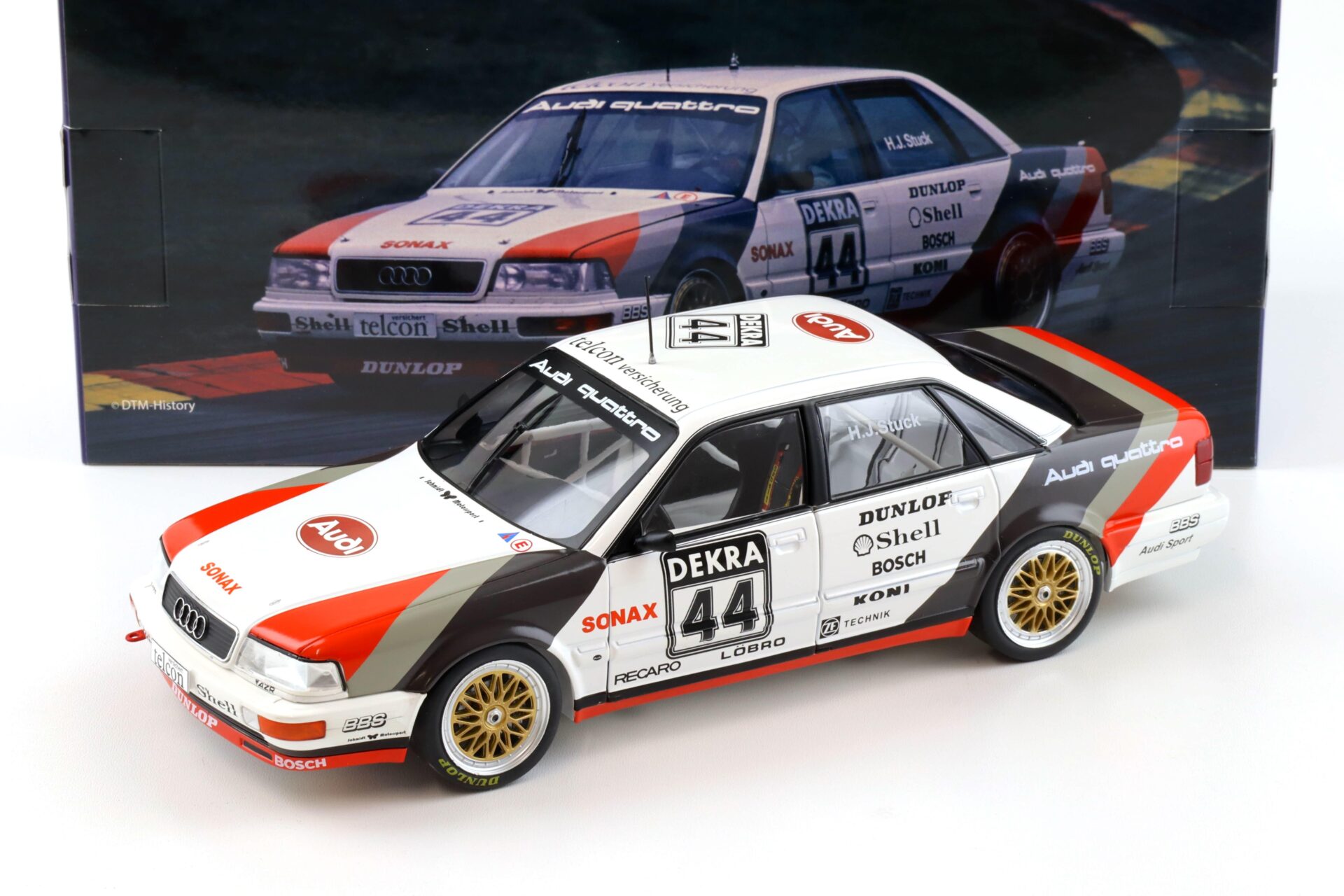 1:18 WERK83 Audi V8 DTM #44 DTM Champion 1990 Hans Joachim Stuck