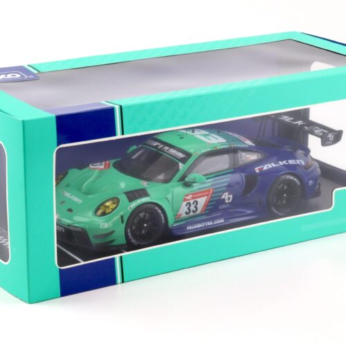 1:18 IXO Porsche 911 992 GT3 R 24h Nürburgring 2023 #33 FALKEN Bachler/ Müller