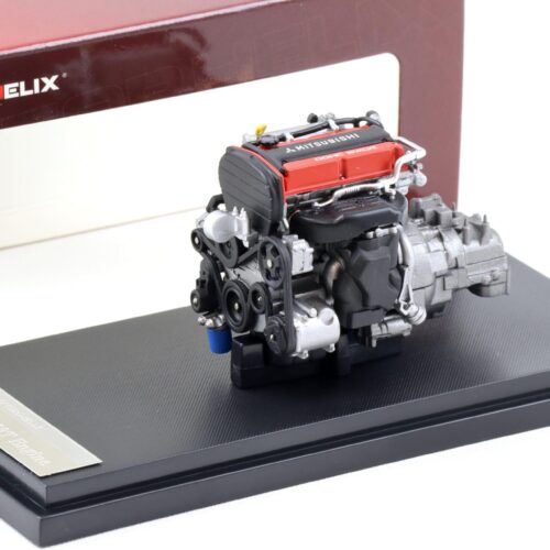 1:18 Motorhelix Zubehör Mitsubishi Lancer EVO IV 4G63T Motor Engine M90118