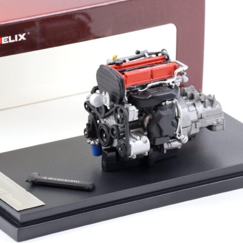 1:18 Motorhelix Zubehör Mitsubishi Lancer EVO IV 4G63T Motor Engine M90118