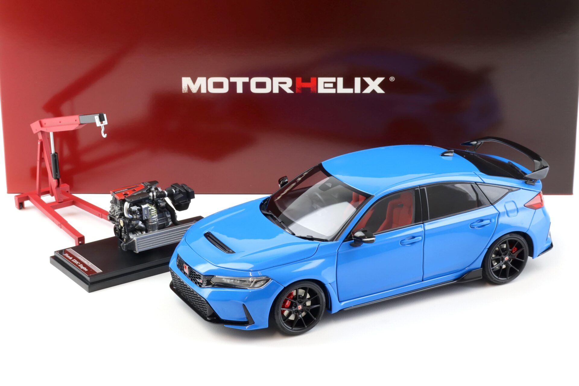 1:18 Motorhelix Honda Civic Type R (FL5) Racing blue pearl 2022 M85302