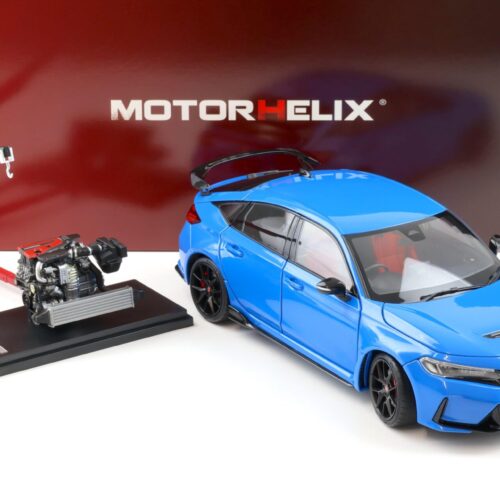 1:18 Motorhelix Honda Civic Type R (FL5) Racing blue pearl 2022 M85302