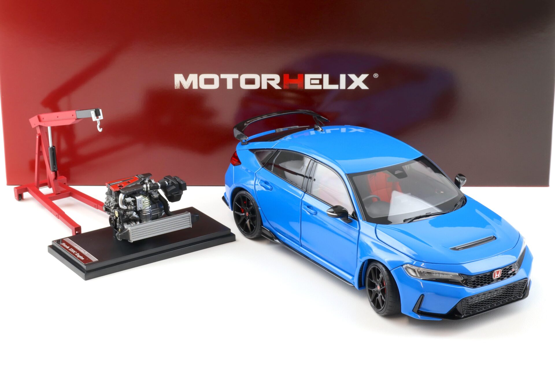 1:18 Motorhelix Honda Civic Type R (FL5) Racing blue pearl 2022 M85302