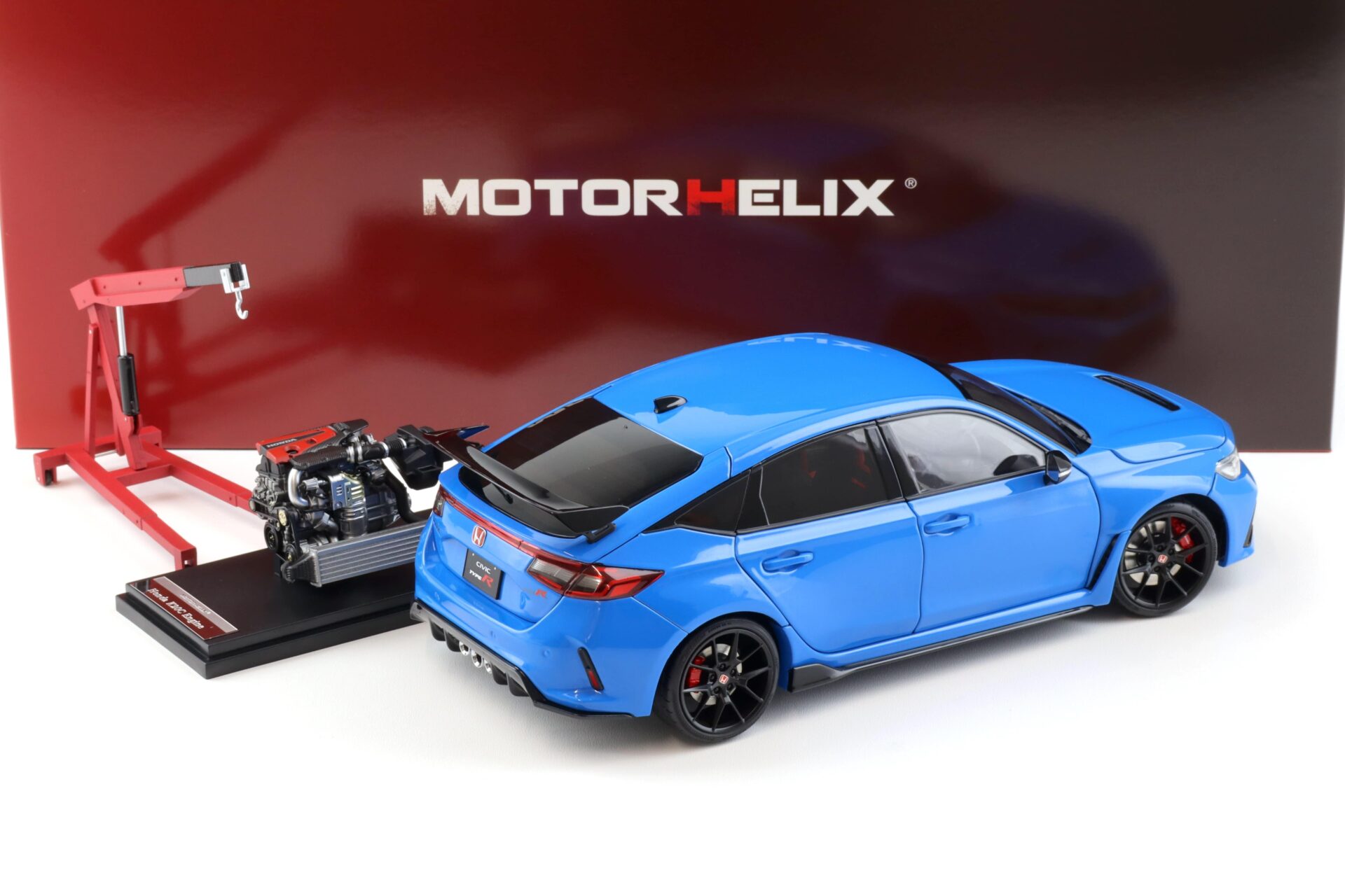 1:18 Motorhelix Honda Civic Type R (FL5) Racing blue pearl 2022 M85302