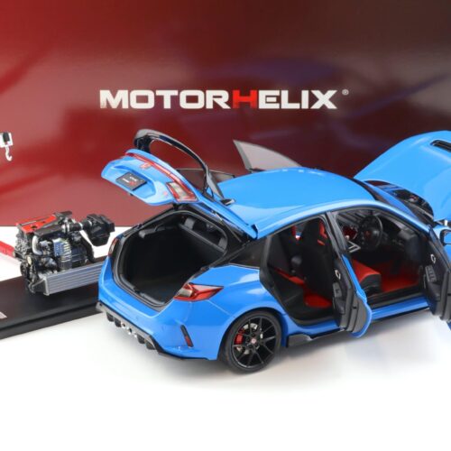 1:18 Motorhelix Honda Civic Type R (FL5) Racing blue pearl 2022 M85302