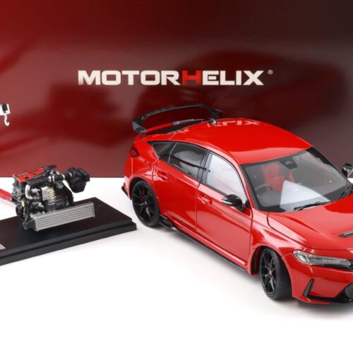 1:18 Motorhelix Honda Civic Type R (FL5) Rallye red 2022 M85304