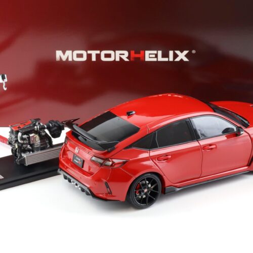 1:18 Motorhelix Honda Civic Type R (FL5) Rallye red 2022 M85304