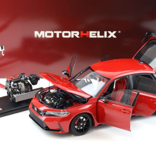 1:18 Motorhelix Honda Civic Type R (FL5) Rallye red 2022 M85304