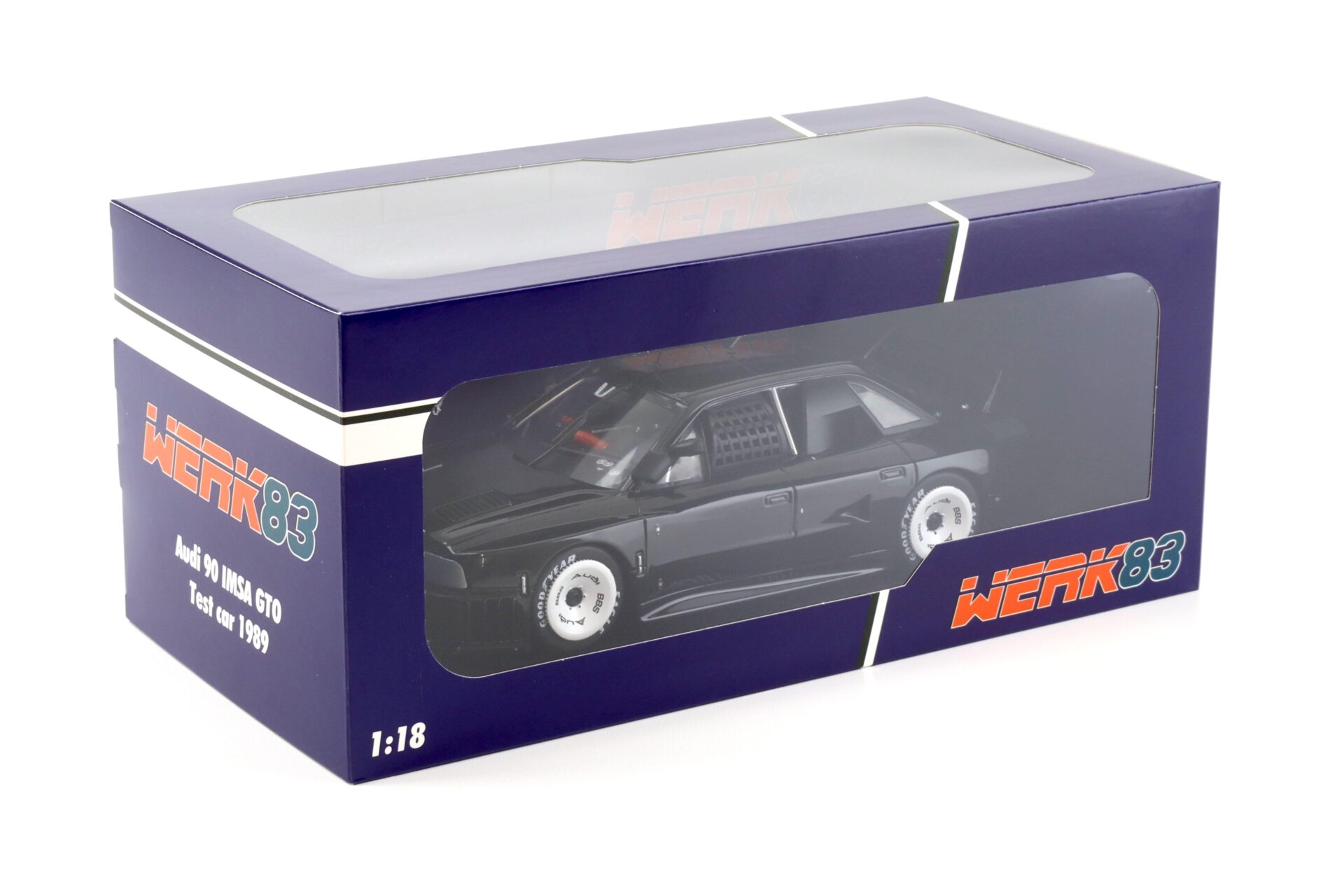 1:18 WERK83 Audi 90 IMSA GTO Test Car IMSA Series 1989 black
