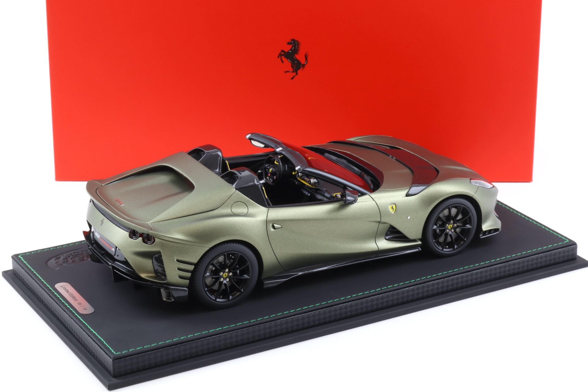 1:18 BBR Ferrari 812 Competizione A Aperta Verde Manzoni matt - Limited 70 pcs.