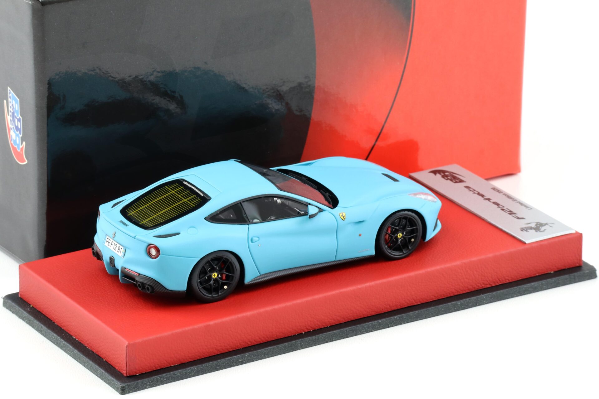 1:43 BBR Ferrari F12 Berlinetta Baby blue matt - Limited 20 pcs.
