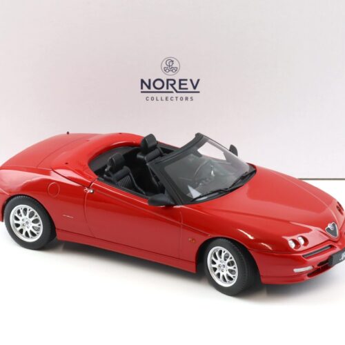 1:18 Norev Alfa Romeo Spider 2.0 T.Spark 1999 with Softtop red - Limited 1250 pcs.