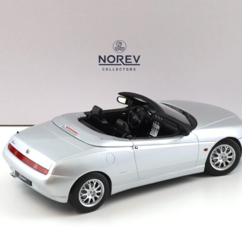 1:18 Norev Alfa Romeo Spider 2.0 T.Spark 1999 with Softtop silver - Limited 750 pcs.