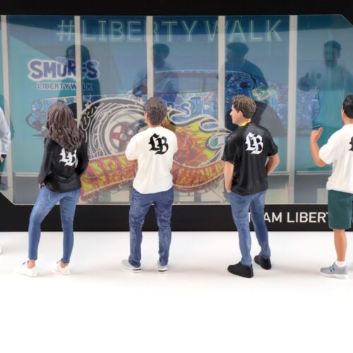 1:18 American Diorama Figuren Team Liberty Walk LBWK Set 5 pcs. Figures AD-90100