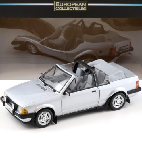 1:18 Sun Star 1984 Ford Escort XR3i Cabriolet silver metallic