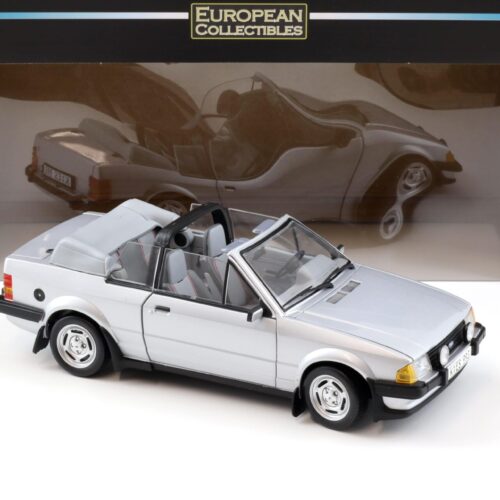 1:18 Sun Star 1984 Ford Escort XR3i Cabriolet silver metallic