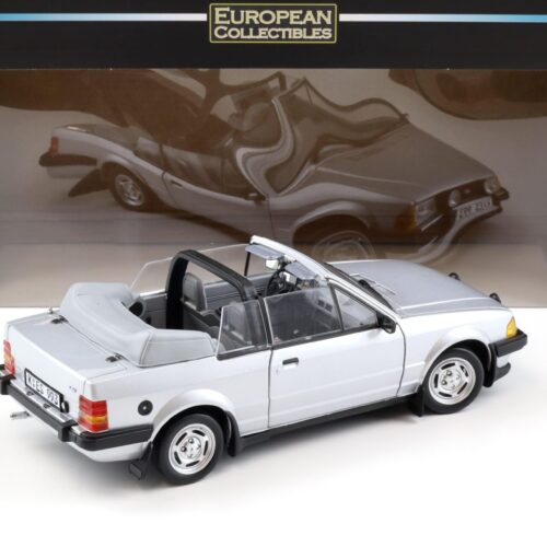 1:18 Sun Star 1984 Ford Escort XR3i Cabriolet silver metallic