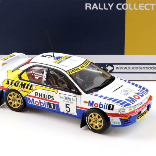 1:18 Sun Star Subaru Impreza 555 Winner Elpa Rally Halkidiki 1997 #5 Krzysztof
