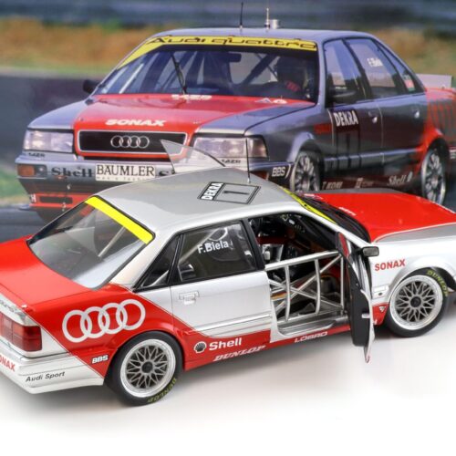 1:18 WERK83 Audi V8 Quattro DTM 1992 #1 Frank Biela silver