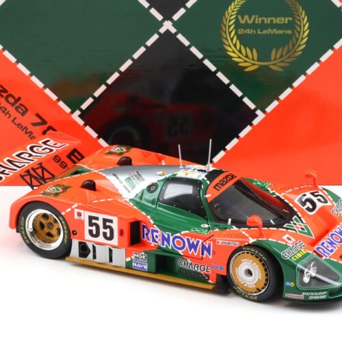 1:18 WERK83 Mazda 787B Winner 24h Le Mans 1991 #55 Weidler/ Herbert Collectors Box
