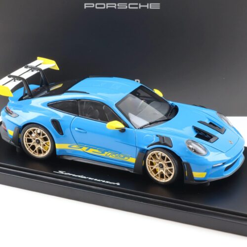 1:18 Minichamps Porsche 911 992 GT3 RS Daytona Bergmeister Riviera blue WAP DEALER