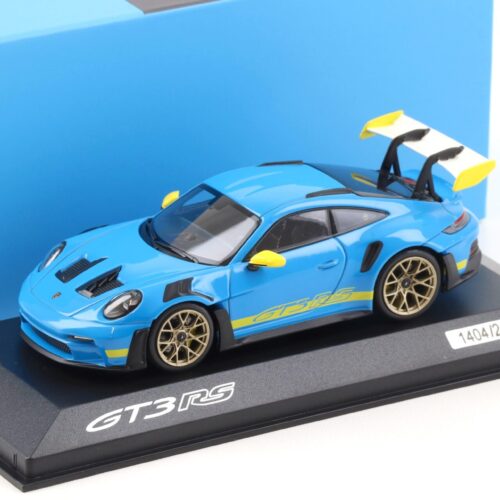 1:43 Minichamps Porsche 911 992 GT3 RS Daytona Bergmeister Riviera blue WAP DEALER