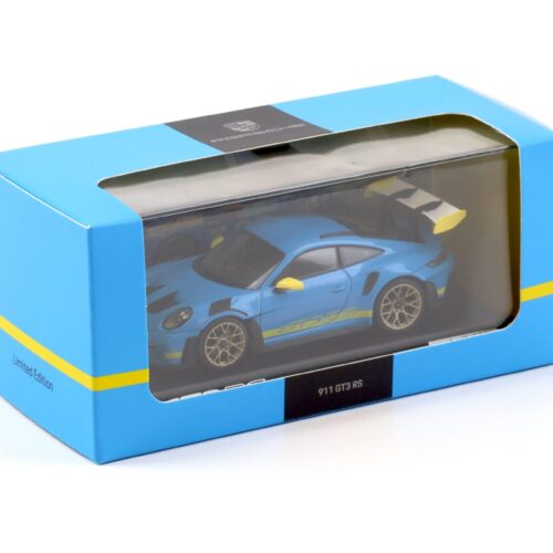 1:43 Minichamps Porsche 911 992 GT3 RS Daytona Bergmeister Riviera blue WAP DEALER