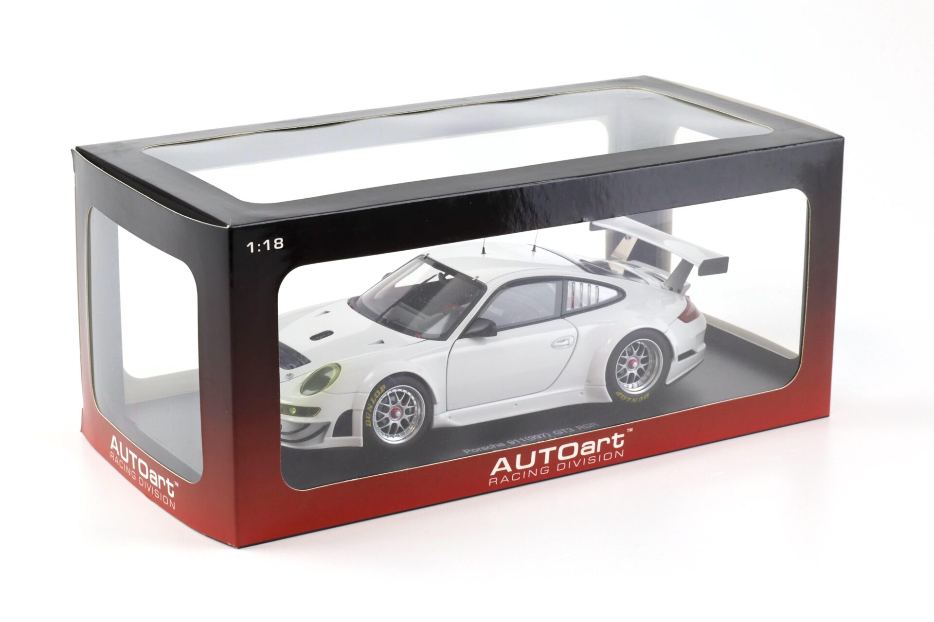 1:18 AUTOart Porsche 911 (997) GT3 RSR 2010 Plain Body Version white 81073
