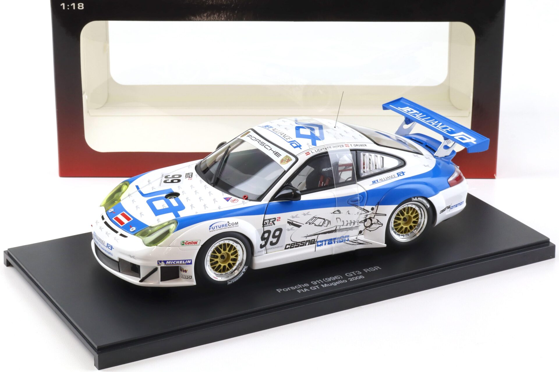 ID 96394 orig 1.jpg 1:18 AUTOart Porsche 911 (996) GT3 RSR FIA GT Mugello 2006 #99 Gruber 80672
