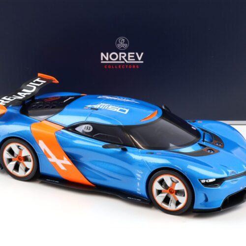 1:18 Norev Renault Alpine A110-50 blue metallic/ orange 185147