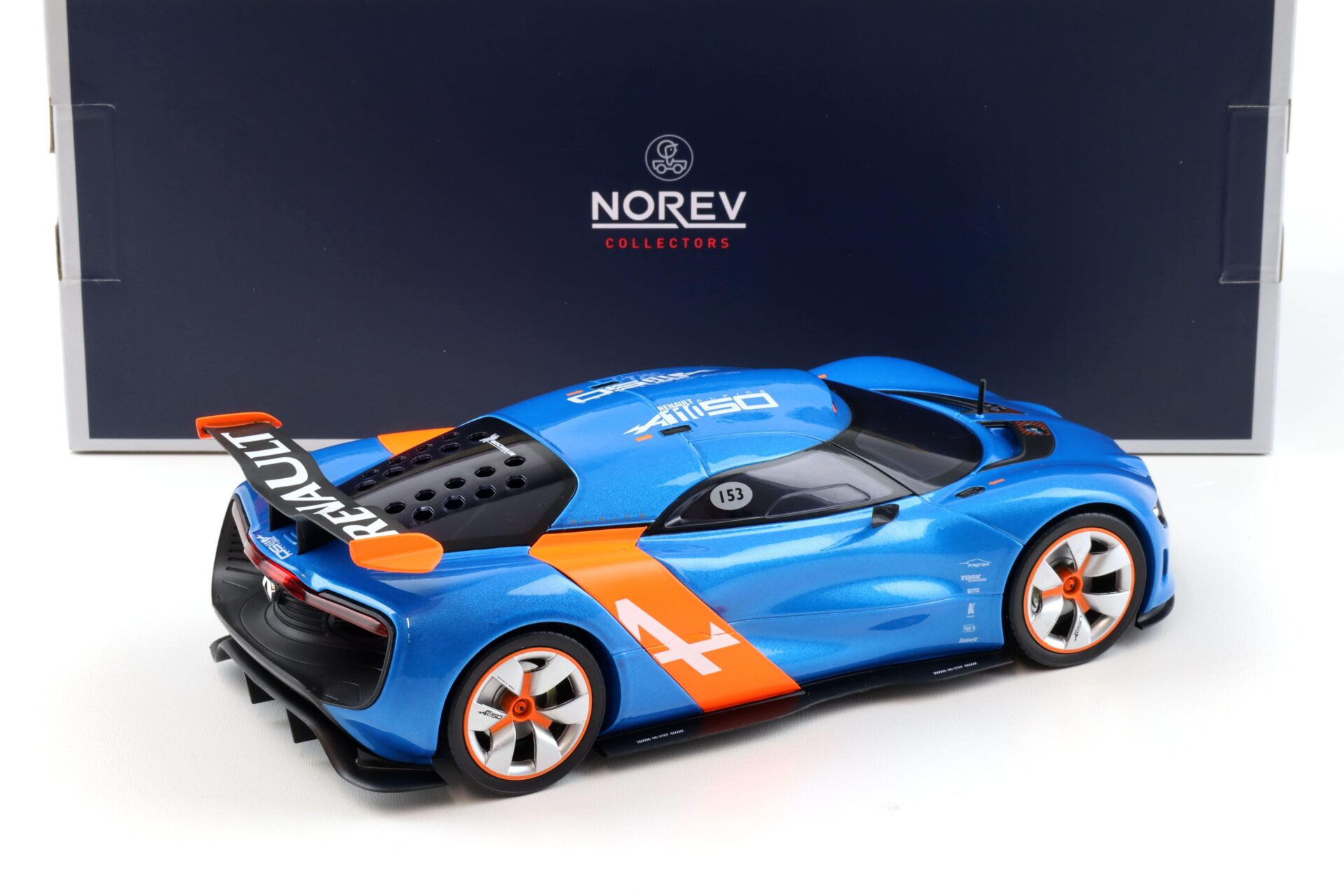1:18 Norev Renault Alpine A110-50 blue metallic/ orange 185147