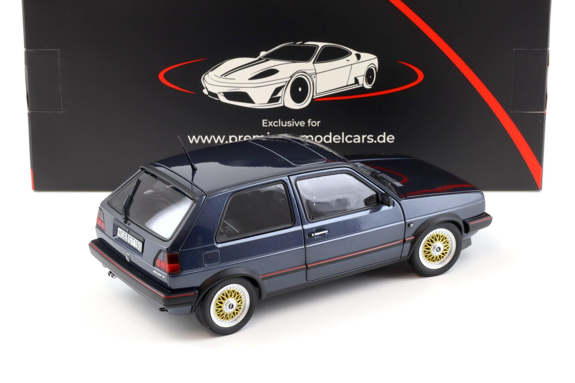 1:18 Norev VW Golf 2 GTI 1988 Helios blue metallic 188563 - Limited 500 pcs.