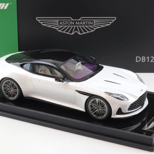 1:18 Motorhelix Aston Martin DB12 Coupe 2023 Zenith white - Limited 99 pcs.