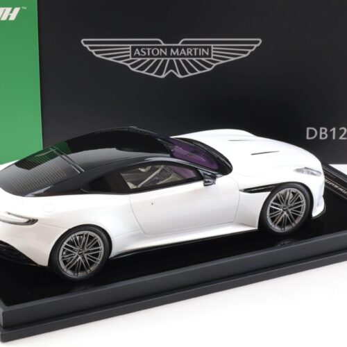 1:18 Motorhelix Aston Martin DB12 Coupe 2023 Zenith white - Limited 99 pcs.