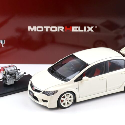 1:18 Motorhelix Honda Civic Type R (FD2) 2007 Early Version Championship white M85408