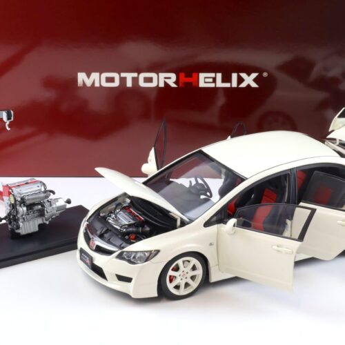 1:18 Motorhelix Honda Civic Type R (FD2) 2007 Early Version Championship white M85408