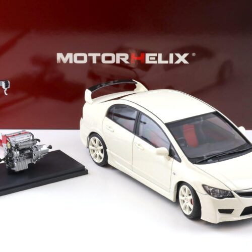 1:18 Motorhelix Honda Civic Type R (FD2) 2007 Early Version Championship white M85408