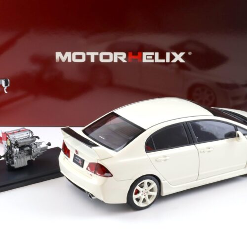 1:18 Motorhelix Honda Civic Type R (FD2) 2007 Early Version Championship white M85408