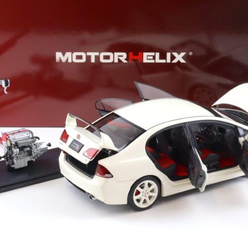 1:18 Motorhelix Honda Civic Type R (FD2) 2007 Early Version Championship white M85408