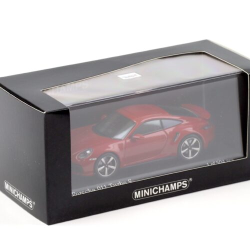 1:43 Minichamps Porsche 911 (992) Turbo S Coupe 2020 Karmin red
