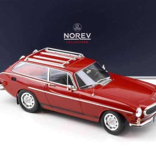 1:18 Norev Volvo 1800 ES US Version 1972 red with lower side stripes