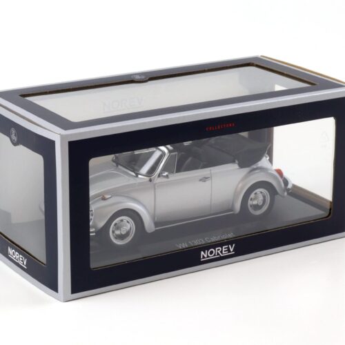 1:18 Norev VW 1303 Käfer Beetle Cabriolet 1973 silver metallic