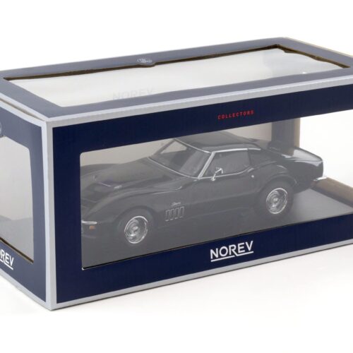 1:18 Norev Chevrolet Corvette C3 Coupe 1969 dark green metallic