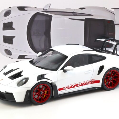 1:12 Norev Porsche 911 992 GT3 RS Coupe 2022 white & Pyro red 127530