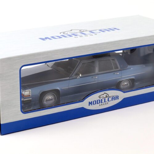 1:18 MCG 1982 Cadillac Fleetwood Brougham blue metallic