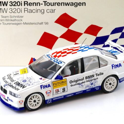 1:18 UT Models BMW 320i E36 STW 1998 Team Schnitzer #8 Winkelhock DEALER VERSION