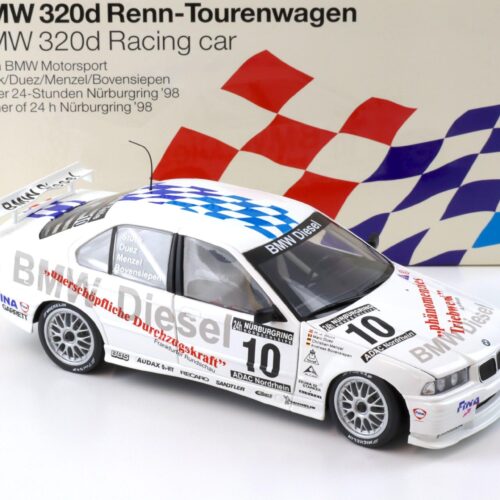 1:18 UT Models BMW 320d E36 Stuck/Duez 24h Nürburgring #10 DEALER VERSION