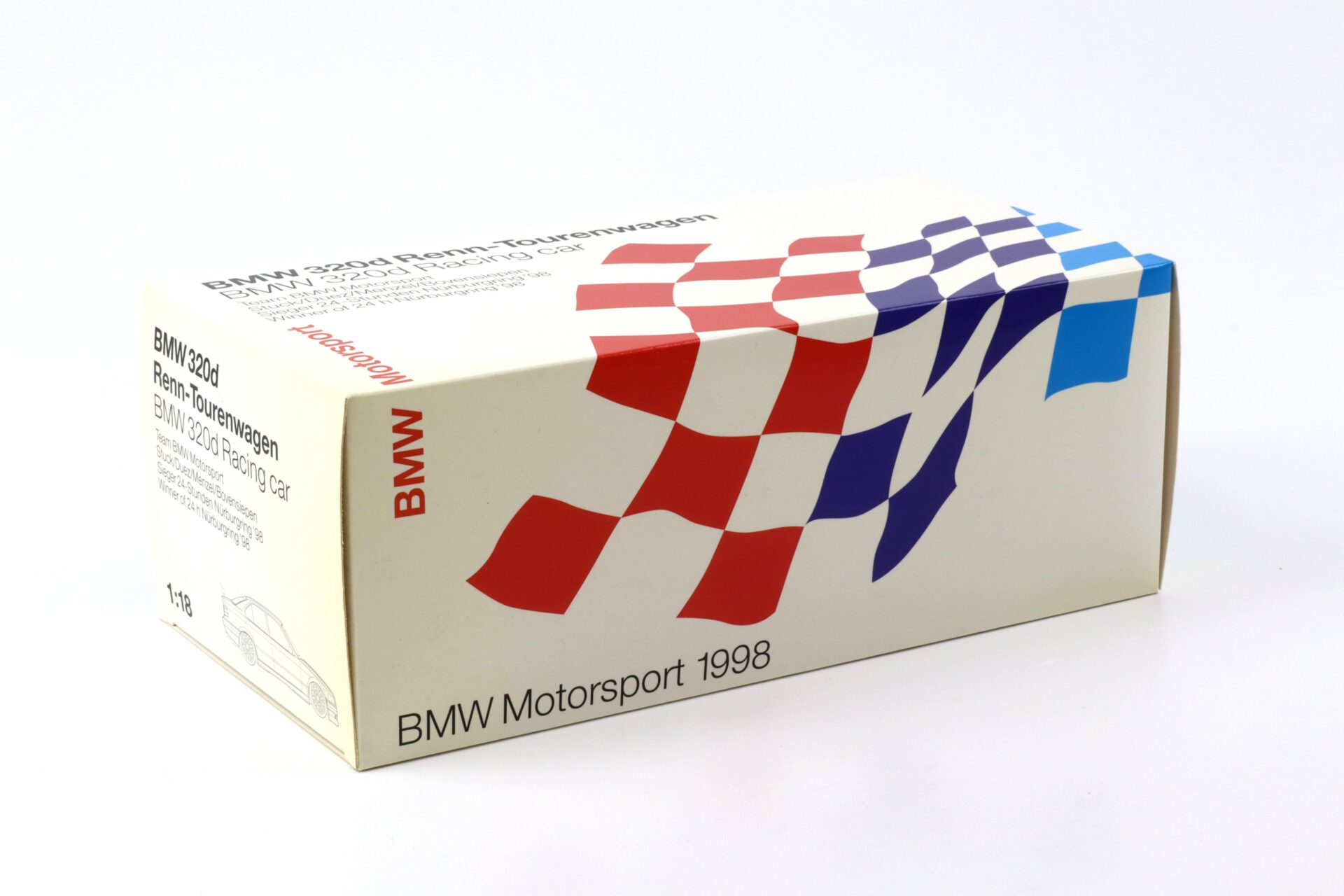 1:18 UT Models BMW 320d E36 Stuck/Duez 24h Nürburgring #10 DEALER VERSION